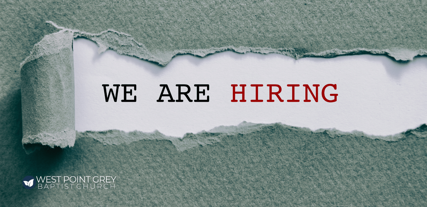 We're Hiring